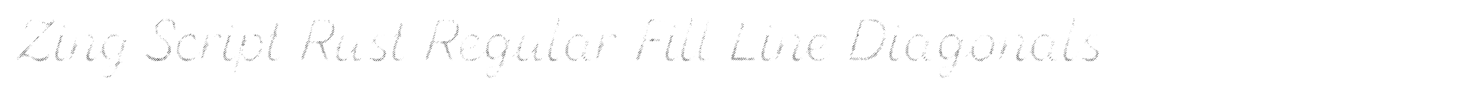 Zing Script Rust Regular Fill Line Diagonals image